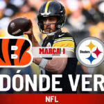 Steelers vs Bengals: Dnde ver el partido de la Semana 11 de la NFL y a qu hora juega Aaron Rodgers