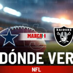 Cowboys vs Raiders: Dnde ver la NFL hoy y a qu hora es el partido de los Vaqueros de Dallas