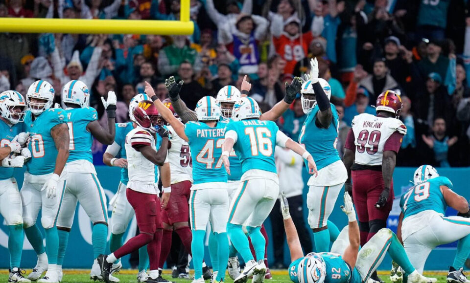 Resumen NFL Commanders vs Dolphins: Miami hace historia en Madrid en el Santiago Bernabu