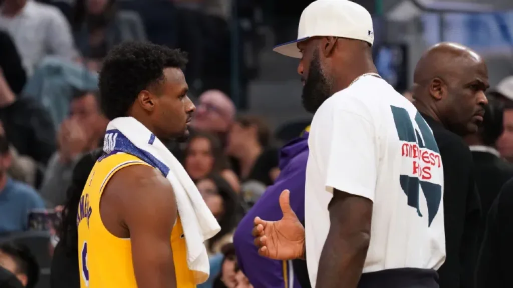 La curiosa respuesta de LeBron James al hablar del nivel de su hijo en los Lakers: «Ya no es…» | Sporting News Argentina
