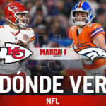 Chiefs vs Broncos: Dnde ver el partido de la NFL hoy y a qu hora juega Patrick Mahomes