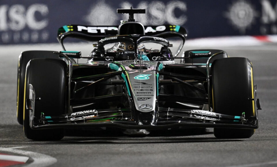 Russell lidera la FP3 del GP de Las Vegas de F1 y Colapinto es 16°