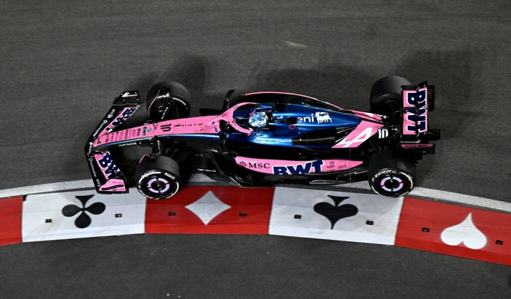 Gasly señala lo positivo de Alpine en Las Vegas pese a ser chocado al inicio