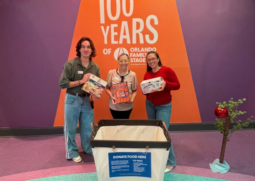 Los teatros de Orlando recolectan comida para estudiantes hambrientos durante las vacaciones