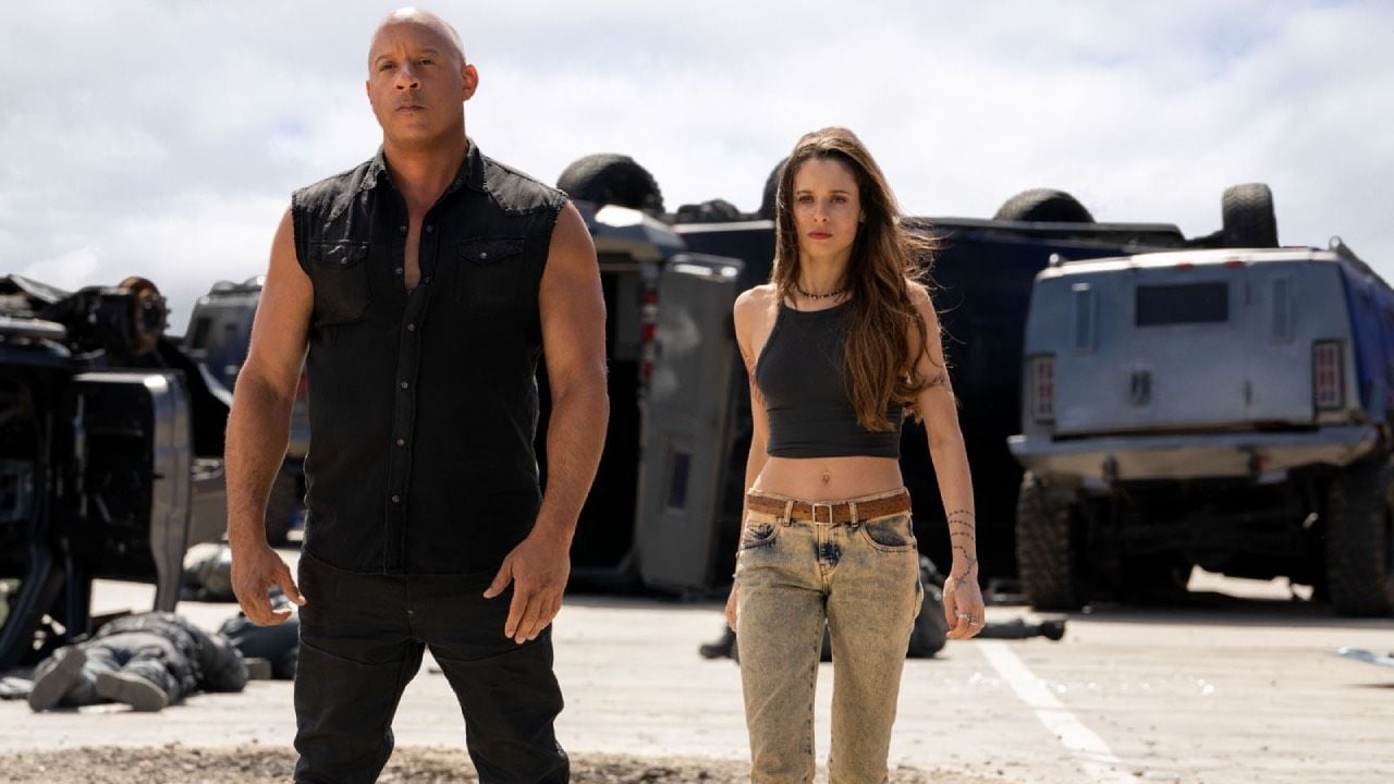 Vin Diesel y Daniela Melchior en 'Fast & Furious 10'