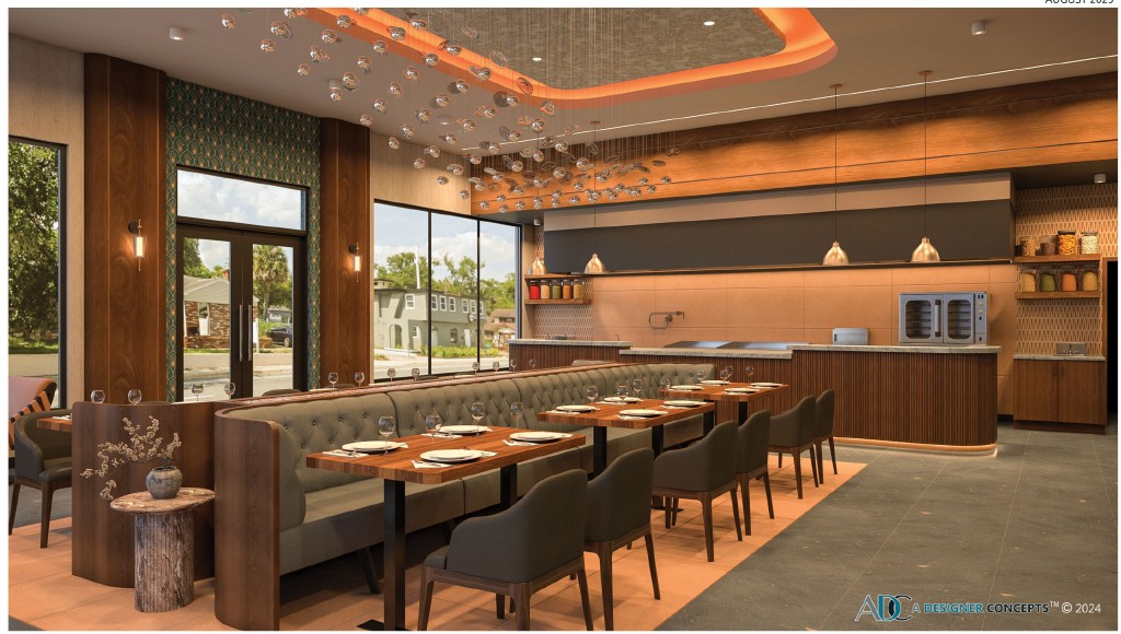 El chef Amit Kumar dijo que el diseño del nuevo restaurante sería mínimo para no competir con el concepto de la granja a la mesa. (Representación de A Designer Concepts)