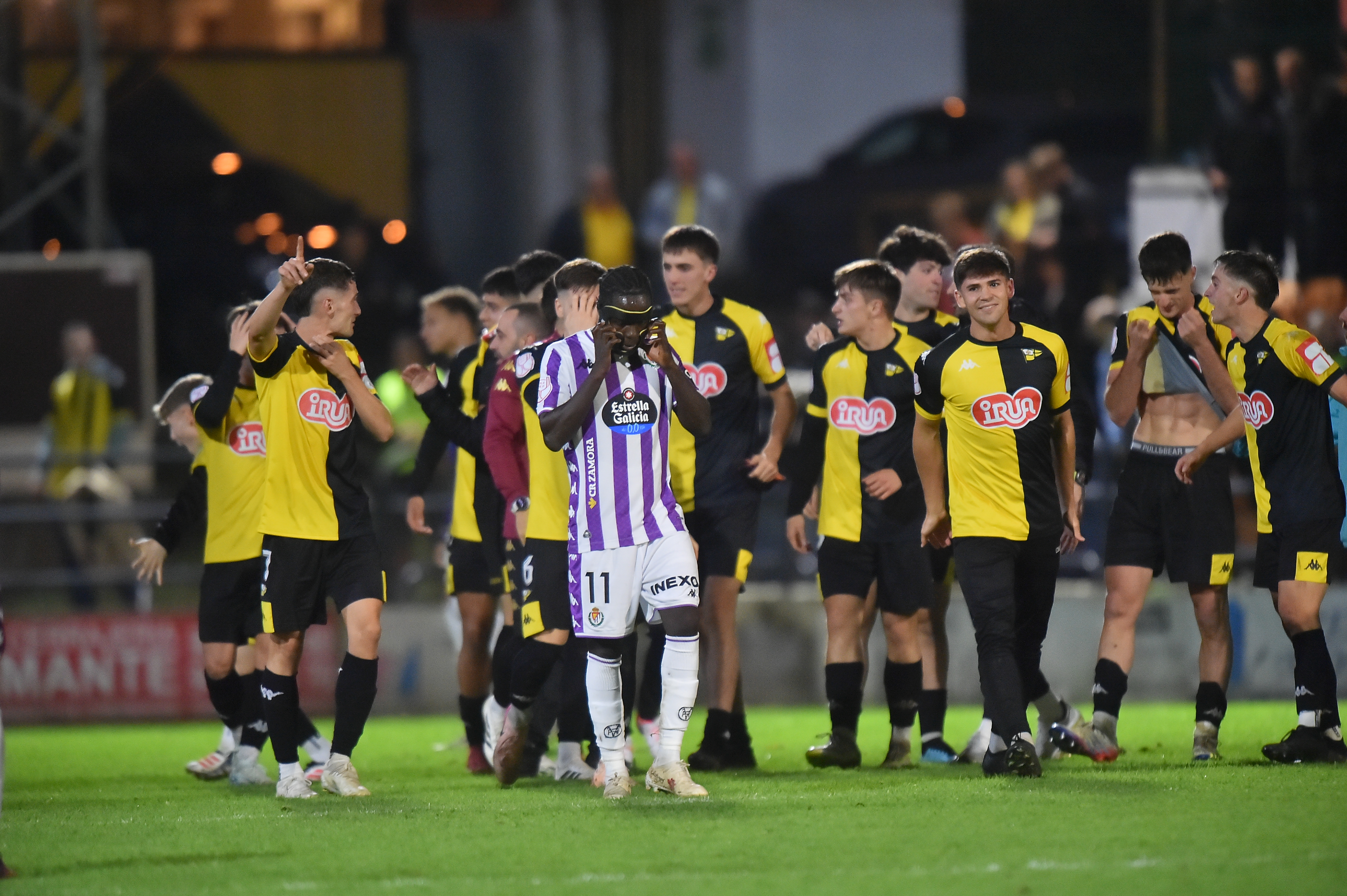 29/10/25 PARTIDO PRIMERA RONDA COPA DEL REY
PORTUGALETE - VALLADOLID
FIN DEL PARTIDO
ALEGRIA
