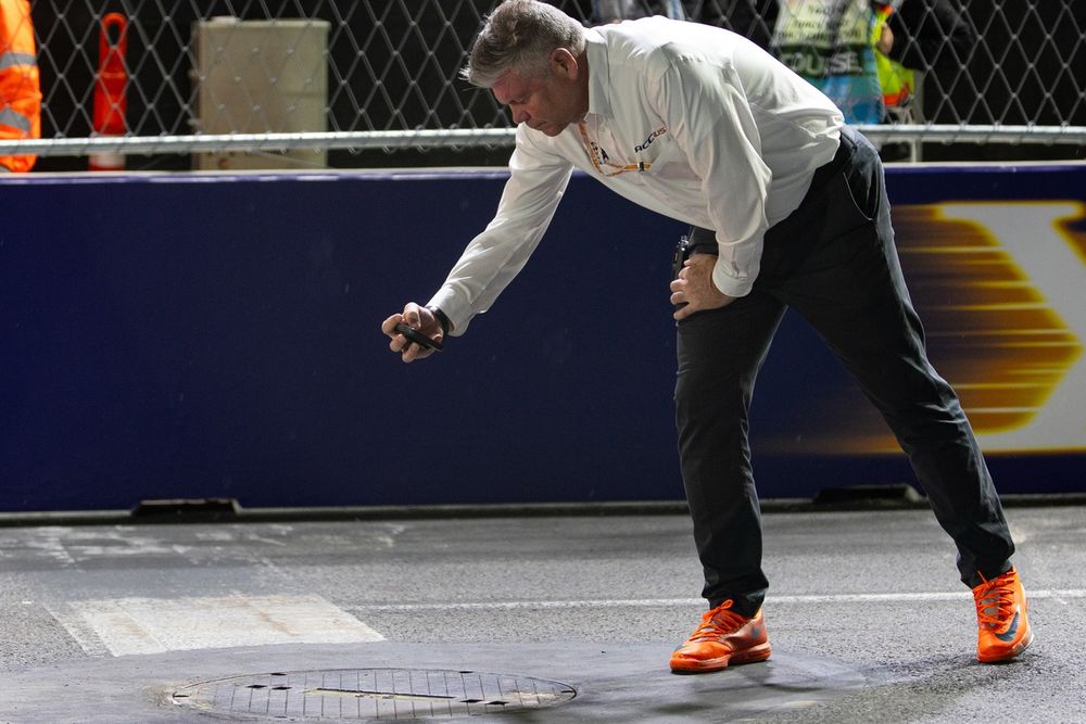 FIA explica las medidas para solucionar el problema de la alcantarilla en Las Vegas