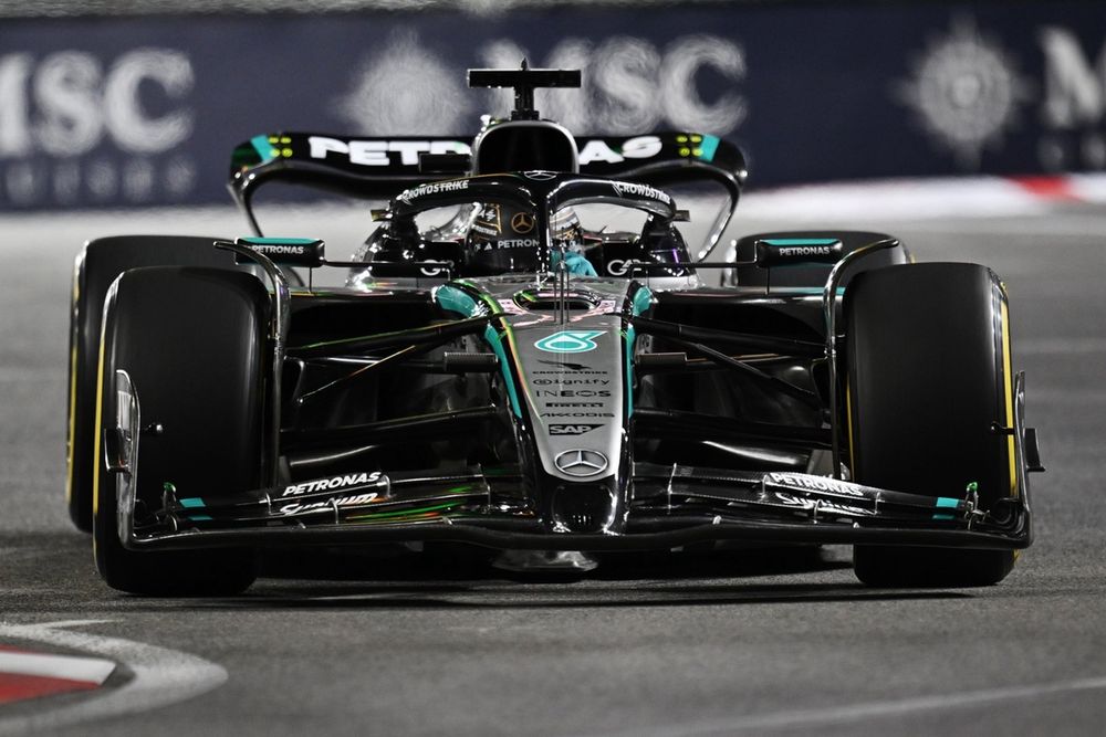 Russell lidera la FP3 del GP de Las Vegas de F1 y Colapinto es 16°