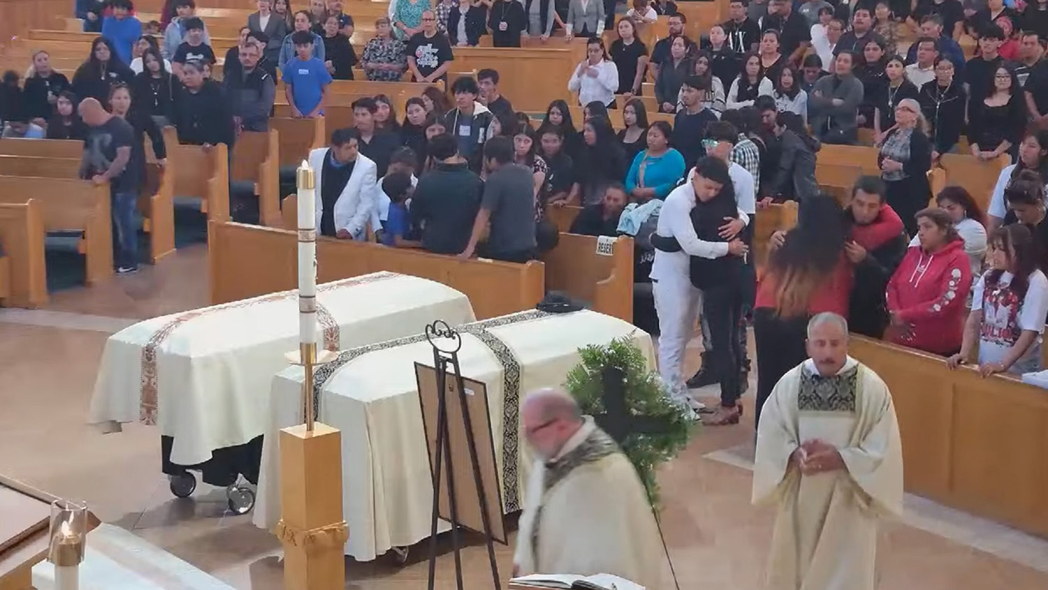 l funeral de Leyner Velásquez y Julio López se transmitirá en vivo en la Iglesia Católica St. Patrick en Mount Dora el viernes 14 de noviembre de 2025. (Iglesia Católica St. Patrick)