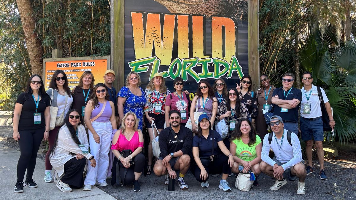 El grupo de Relaciones Públicas y medios de comunicación visitaron Wild Florida Adventure Park.