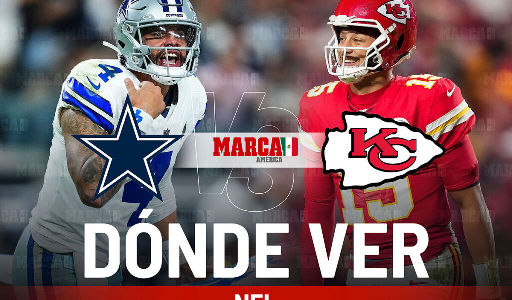 Cowboys vs Chiefs: Dnde ver el juego del Da de Accin de Gracias de la NFL y a qu hora juegan Mahomes hoy