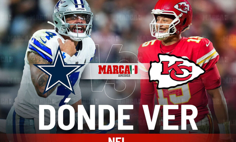 Cowboys vs Chiefs: Dnde ver el juego del Da de Accin de Gracias de la NFL y a qu hora juegan Mahomes hoy