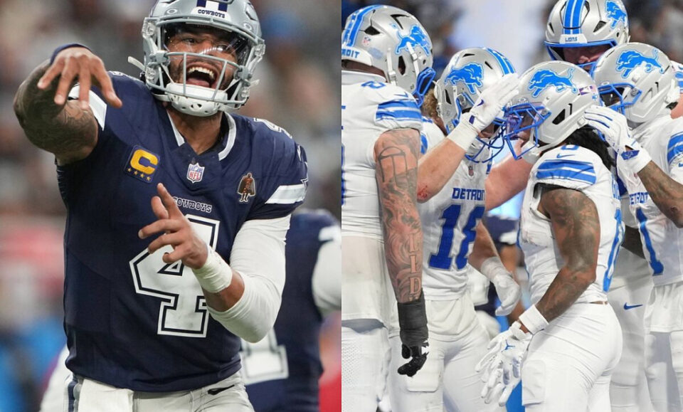Resumen Cowboys vs. Lions: Dak Prescott queda casi eliminado en show terrestre de Jahmyr Gibbs