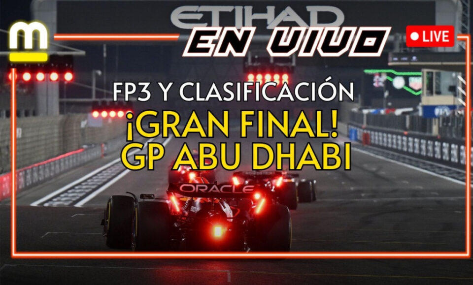 F1 EN VIVO: la FP3 del GP de Abu Dhabi de F1 2025