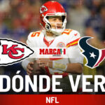 Texans vs Chiefs: Dnde ver el partido de la Semana 14 de la NFL y en qu horario juega Mahomes