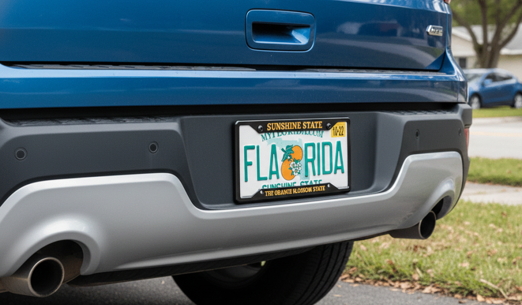 Límites legales en Florida: ¿se permite el uso de marcos en las placas?