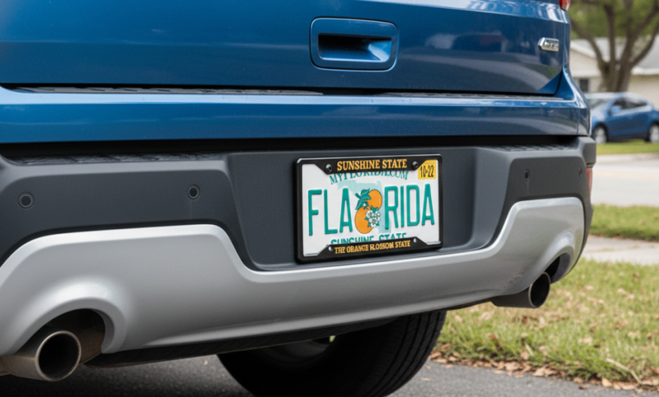 Límites legales en Florida: ¿se permite el uso de marcos en las placas?