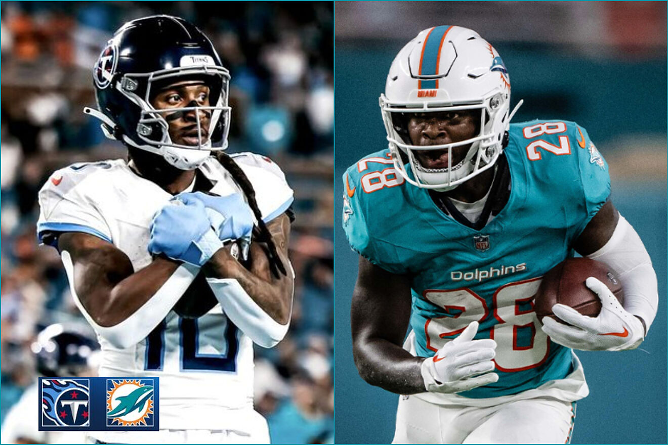TITANS vs DOLPHINS HOY lunes 30 de septiembre.