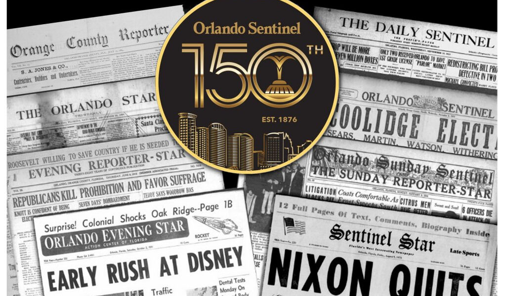 Orlando Sentinel celebra su 150 cumpleaños como periódico de Florida Central