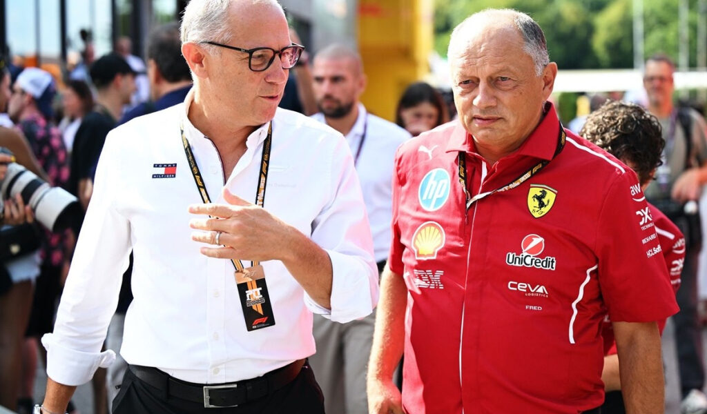 Domenicali quiere a Ferrari «fuerte» en la temporada 2026 de F1