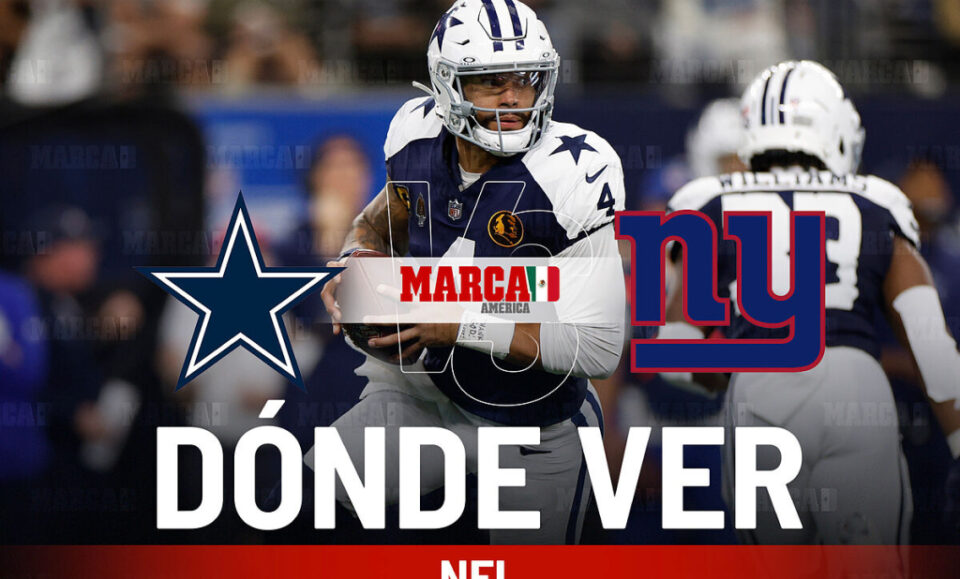 Cowboys vs Giants: Dnde ver el partido de Dallas hoy y a qu hora empieza la NFL