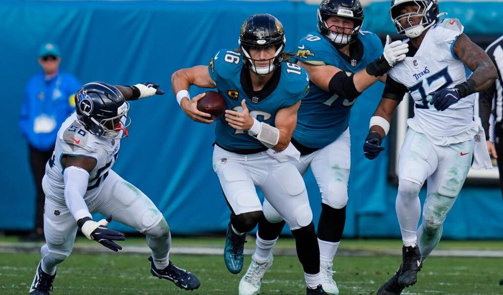 Los Jaguars en racha se hacen con el título de la AFC Sur al derrotar 41-7 a los Titans