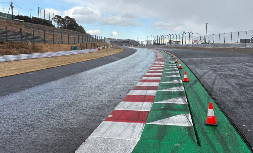 Avanzan las obras de nuevo asfalto en el circuito de Suzuka para el GP 2026