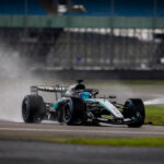Galería: primeras imágenes del Mercedes W17 en pista Fórmula 1