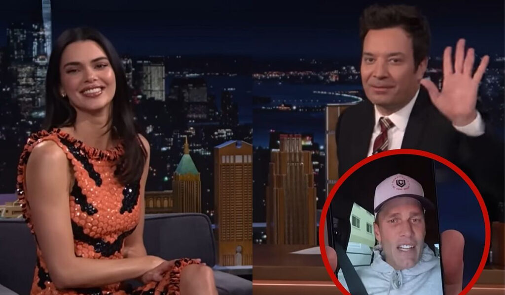 Kendall Jenner hace inesperada llamada a Tom Brady para el Super Bowl: La reaccin de Jimmy Fallon es para enmarcar
