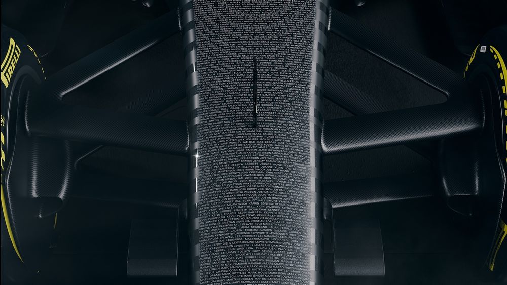 La decoración única de F1 de Cadillac para el shakedown de Barcelona