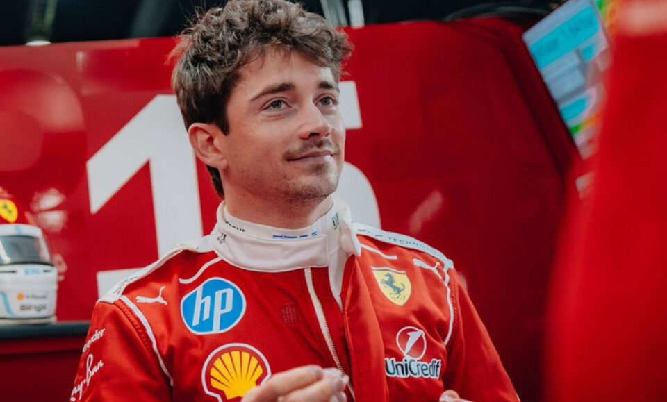 Charles Leclerc se muestra con un Ferrari clásico de tres millones de dólares