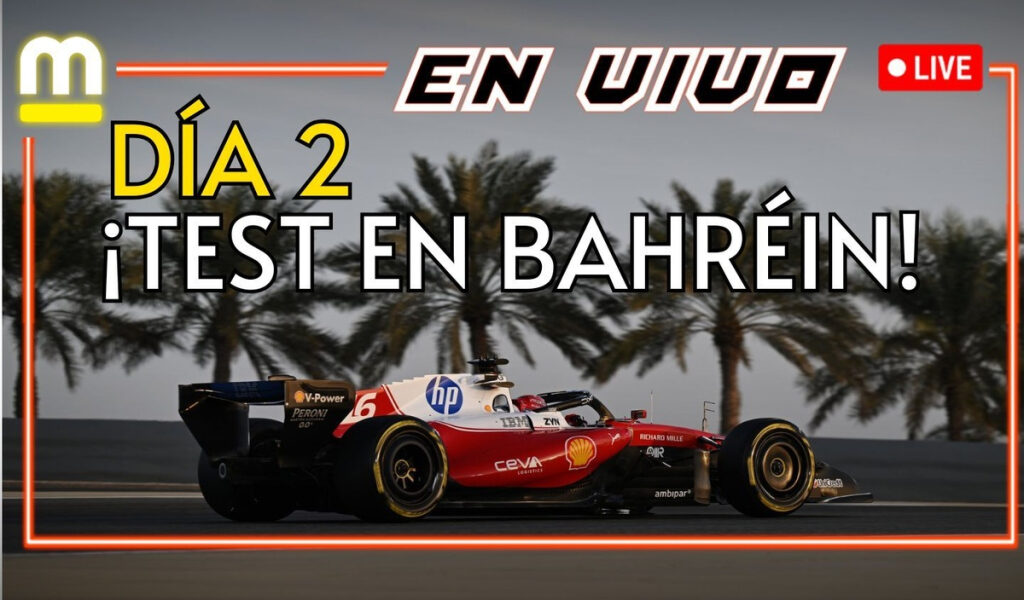 EN VIVO F1 2026: El segundo día de test en Bahréin con Checo Pérez