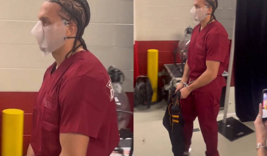 Quin es Mack Hollins? Jugador entra esposado y descalzo al Super Bowl 2026 entre Patriots y Seahawks