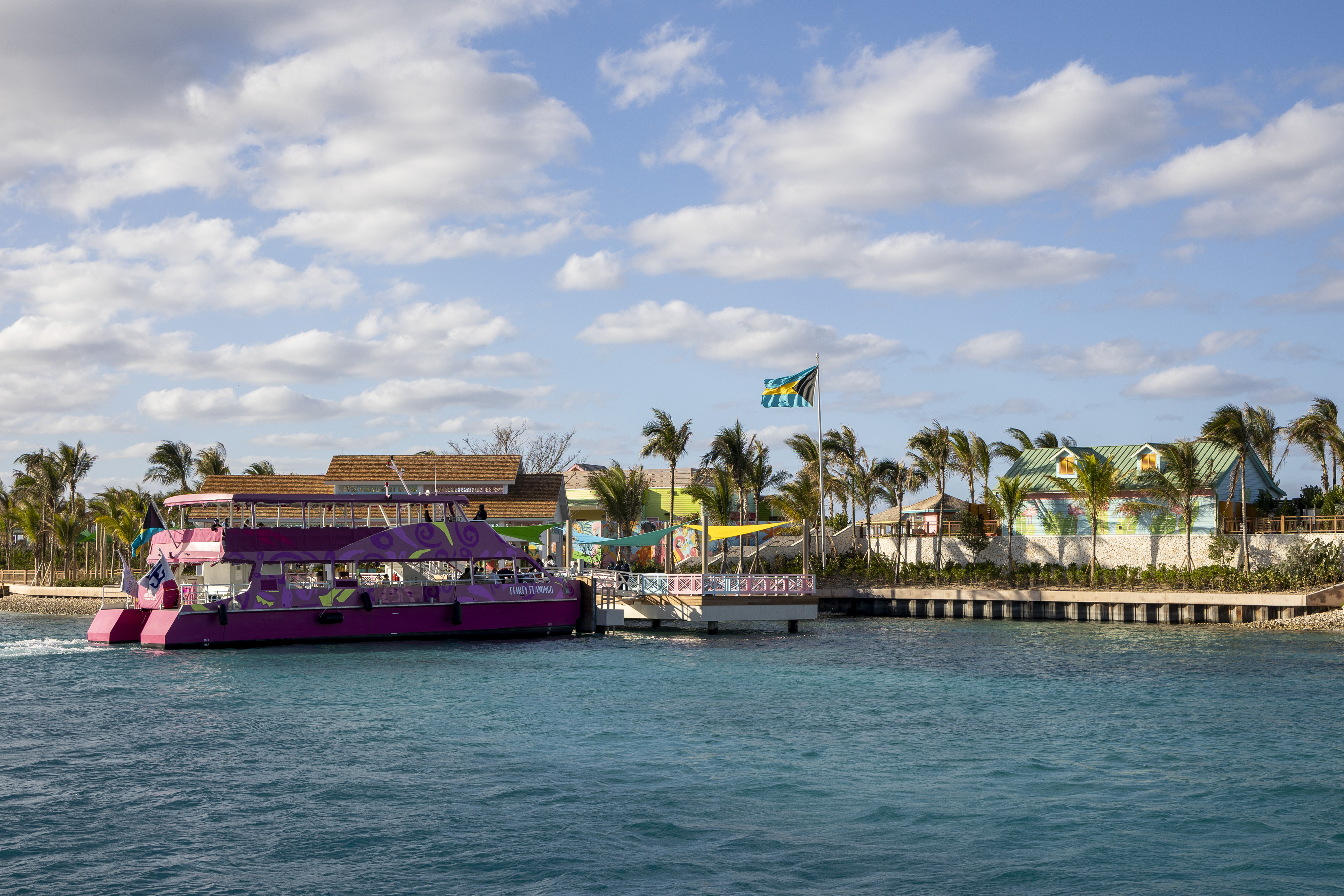 El Royal Beach Club Paradise Island tiene 17 acres de propiedad privada frente al mar para que los huéspedes disfruten en Nassau el 16 de enero de 2026. (Patrick Connolly/Orlando Sentinel)