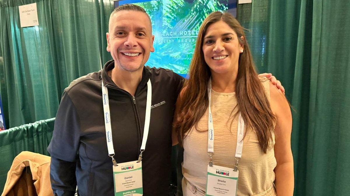Daniel Earle y Sheilla Ceci, de Grand Beach Hotel.