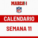 Partidos de NFL en vivo hoy: horarios y canales de la Semana 11 del ftbol americano