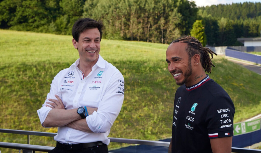 Toto Wolff lo vivió como un 1-2-3: «Hamilton todavía es nuestro piloto»