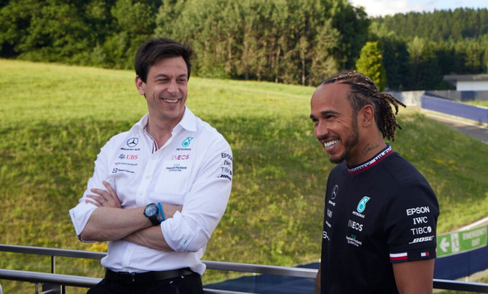 Toto Wolff lo vivió como un 1-2-3: «Hamilton todavía es nuestro piloto»