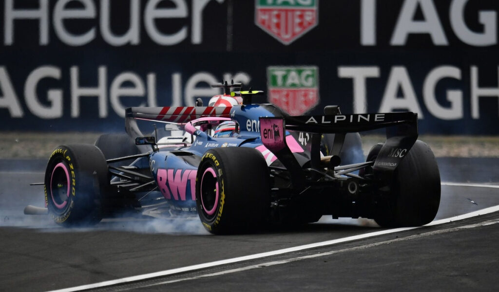 Colapinto resistió con un Alpine dañado en China: «Tuvo que aguantar hasta el final»