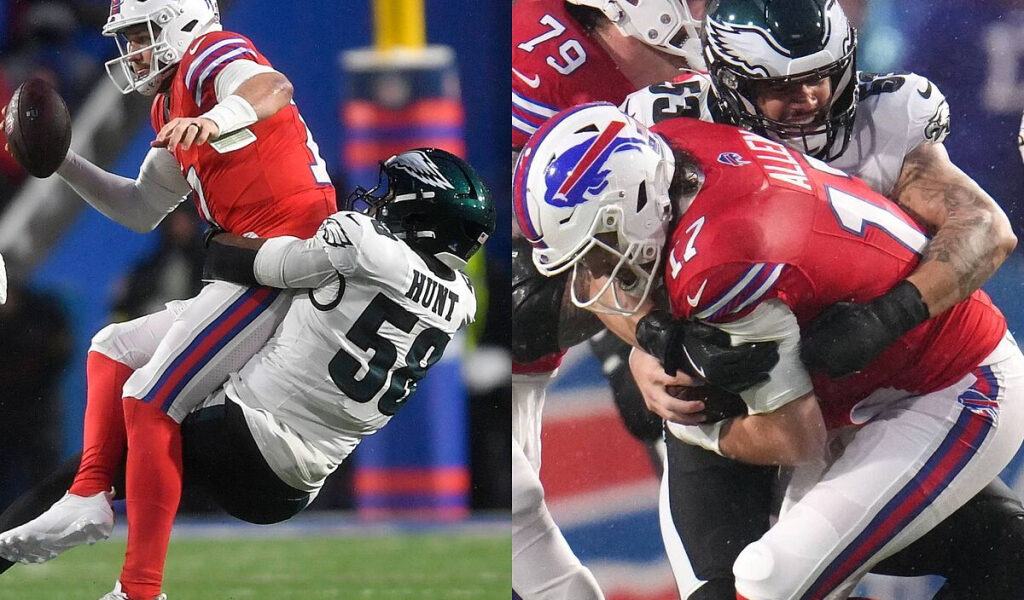 Resumen Eagles vs. Bills: Los campeones secan a Josh Allen y dan a Pats primer ttulo divisional en la era post Tom Brady