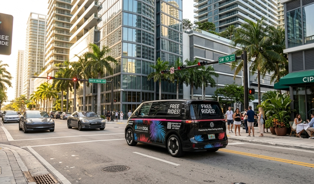 Freebee ahora llega hasta la ubicación exacta de los clientes en Miami