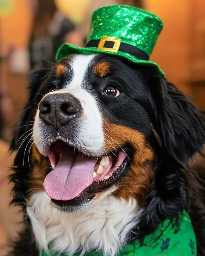 BarkHaven St. Paw-Trick's Day Pawty recibe perros para festividades de temática irlandesa. (Cortesía de BarkHaven)