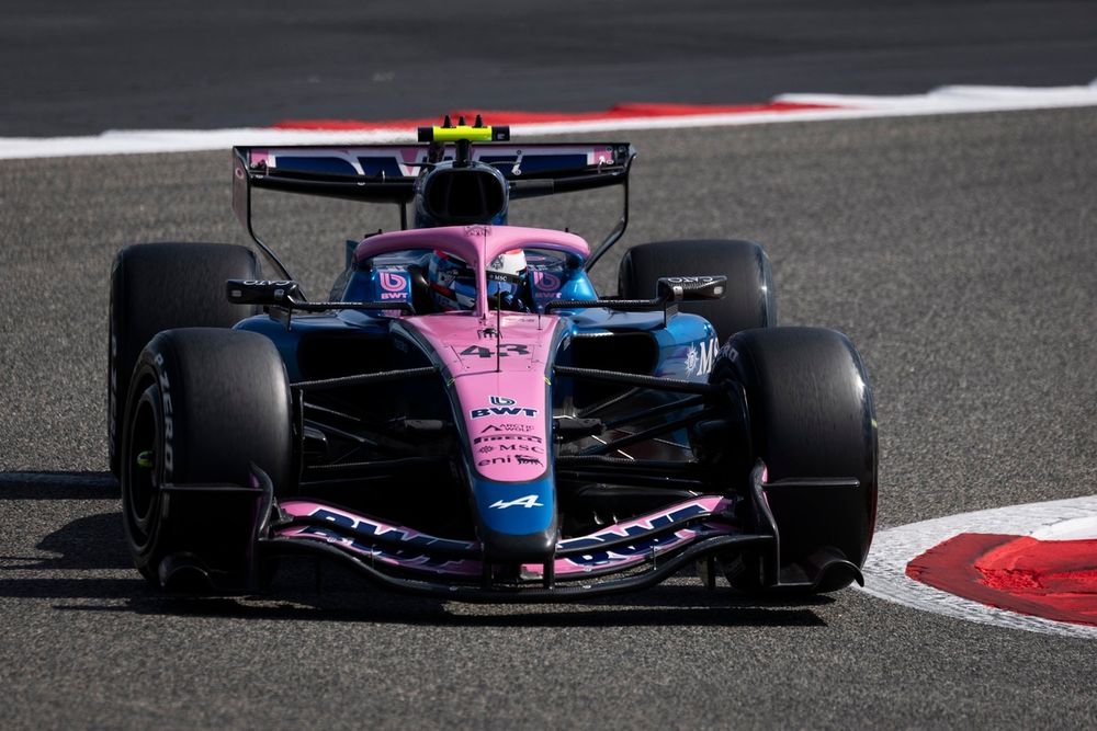 Franco Colapinto, Alpine, durante las pruebas de pretemporada en Bahréin.