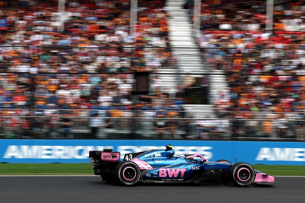 Franco Colapinto, Alpine, durante la carrera del GP de Australia.