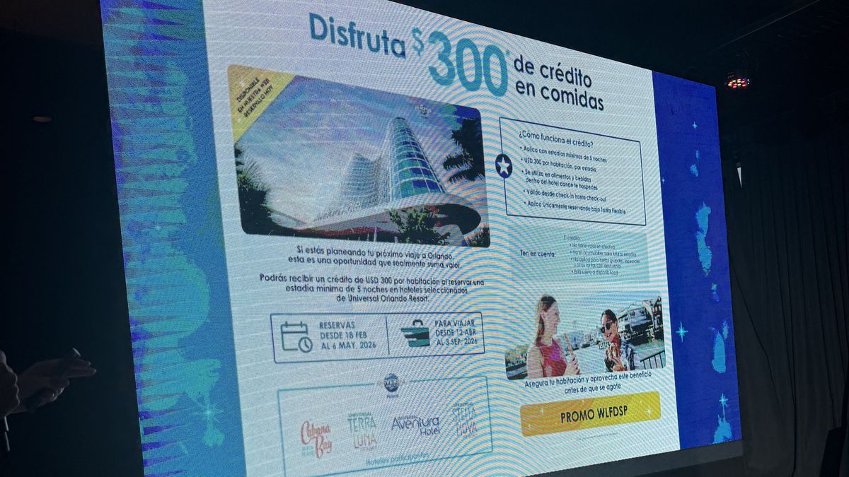 Universal Orlando Resort ofrece US$ 300 en crédito para estadías con un mínimo de cinco noches en cuatro hoteles.