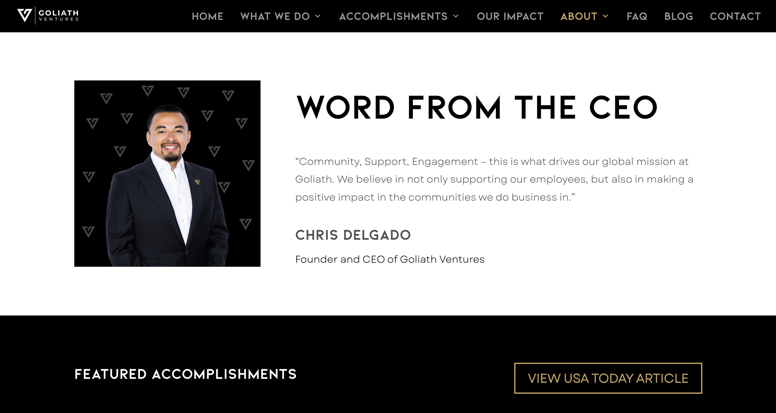 Christopher Delgado, director ejecutivo de la firma de criptomonedas de Orlando, Goliath Ventures, está acusado de operar un esquema Ponzi que defraudó a inversionistas por al menos $328 millones, anunciaron los fiscales federales el martes 24 de febrero de 2026. (Cortesía de Goliath Ventures)