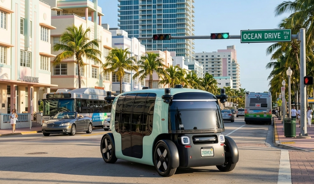 Zoox elige a Miami como el nuevo escenario para sus taxis autónomos
