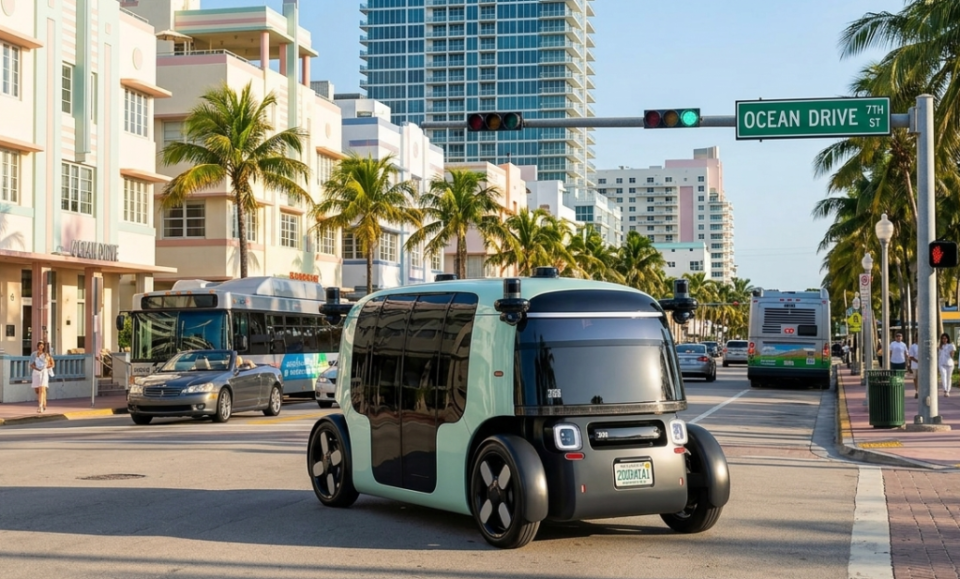Zoox elige a Miami como el nuevo escenario para sus taxis autónomos