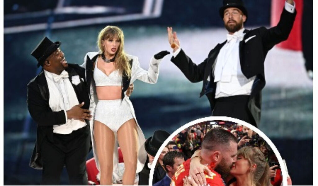 Travis Kelce cont cmo fue la idea de aparecer en el escenario junto a Taylor Swift en Eras Tour – VIDEO